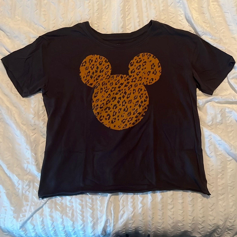 NWOT Disney Mickey Mouse cheetah t shirt
